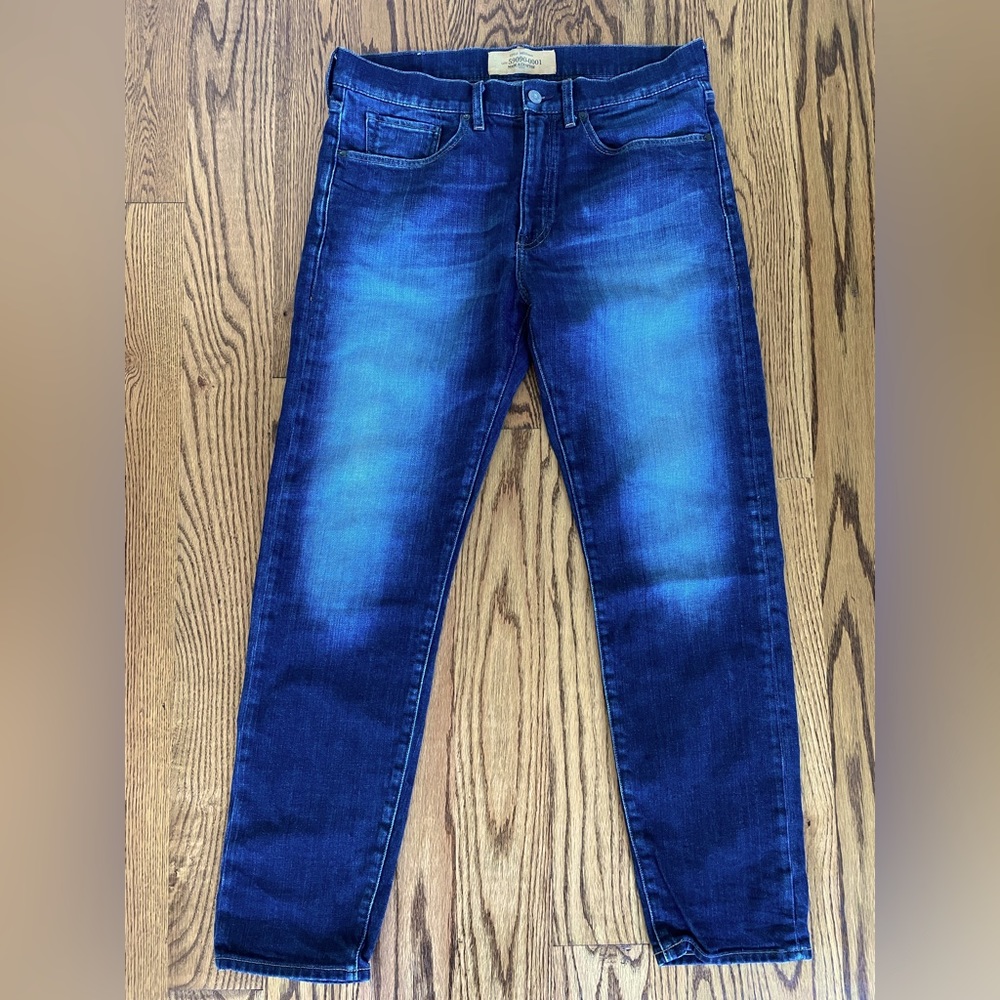 Levi’s Made & Crafted men’s needle narrow slim blue jeans 32x32.